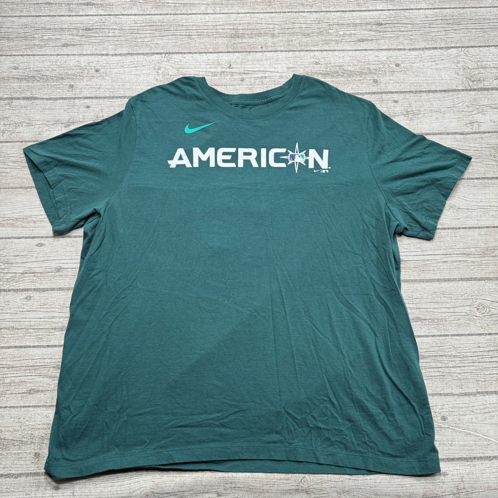 Nike T-Shirt Men's 2XL Green MLB All-Star Game 2023 Bichette 11 American League